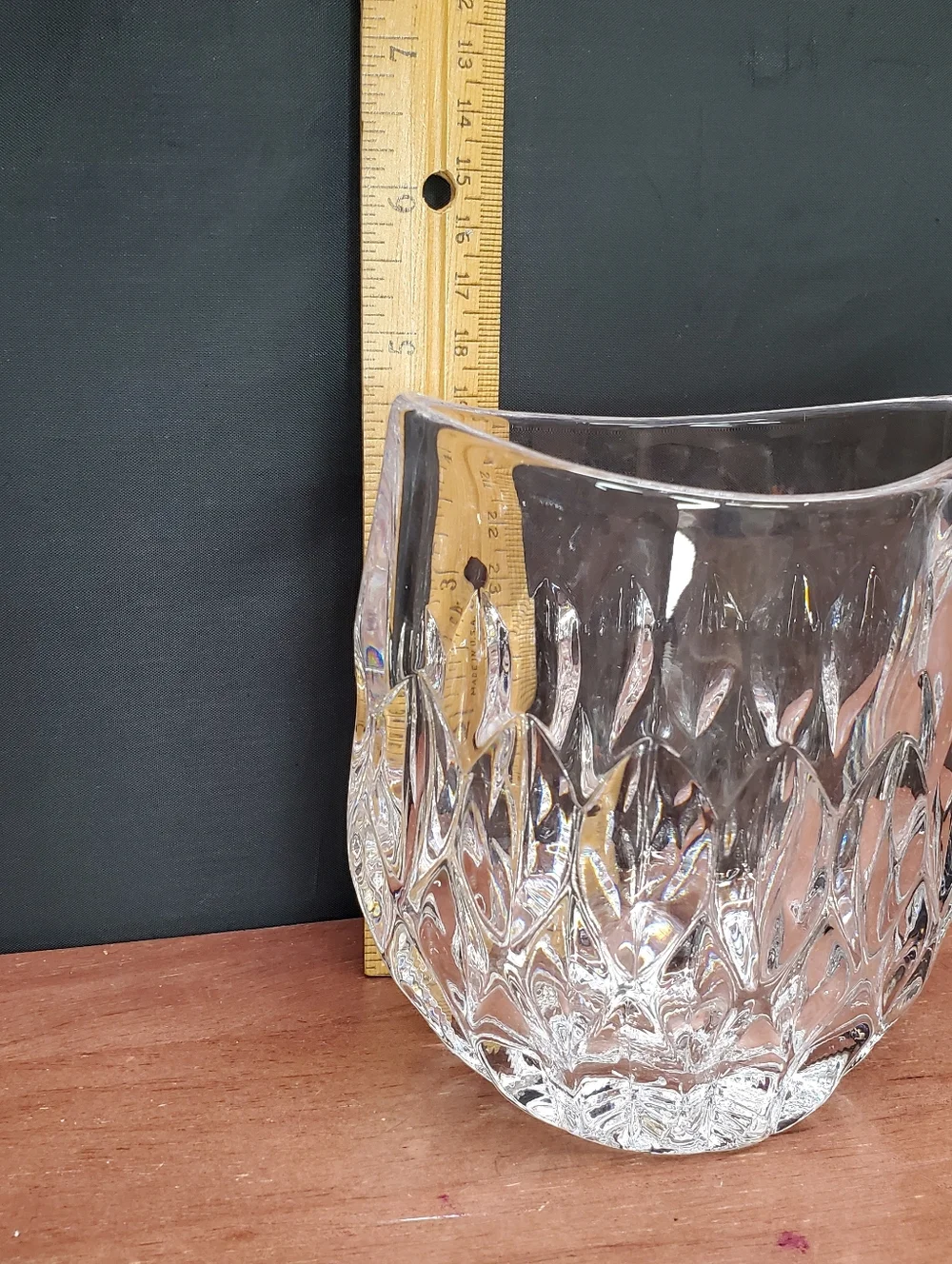 Vintage Gorham Althea Crystal Glass Pocket Vase West Germany